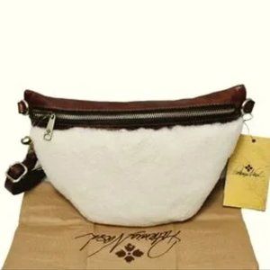Patricia Nash Tinchi Sherpa Belt Bag Natural